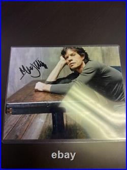 ROLLING STONES MICK JAGGER SIGNED 8X10 Authentic In Plastic Top loader ROLLING STONES MICK JAGGER SIGNED 8X10 Authentic In Plastic Top loader