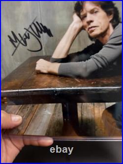 ROLLING STONES MICK JAGGER SIGNED 8X10 Authentic In Plastic Top loader ROLLING STONES MICK JAGGER SIGNED 8X10 Authentic In Plastic Top loader