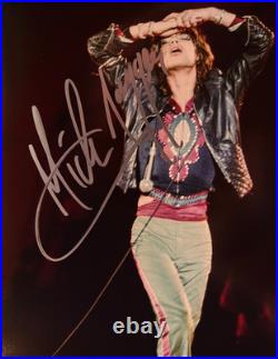 ROLLING STONES (MICK JAGGER) Signed 8x10 Autograph Authentic withCOA