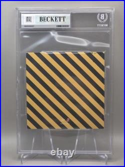 ROLLING STONES MICK JAGGER signed autographed NO SECURITY CD COVER BECKETT BAS