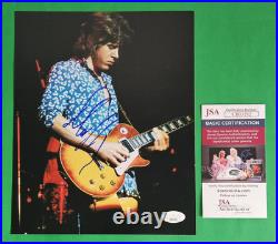 ROLLING STONES MICK TAYLOR SIGNED 8X10 COLOR PHOTO WITH JSA COA psa bas ROLLING STONES MICK TAYLOR SIGNED 8X10 COLOR PHOTO WITH JSA COA psa bas