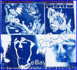 ROLLING STONES RON WOOD HAND SIGNED AUTOGRAPHED EMOTIONAL RESCUE! WithPROOF + COA