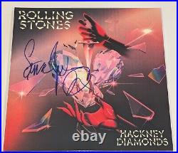 ROLLING STONES STEVE JORDAN signed HACKNEY DIAMONDS LP RECORD BECKETT (BAS)