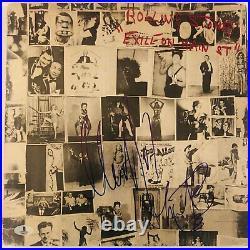 ROLLING STONES Signed Autograph Exile on Main St Record Album LP TAYLOR WATTS