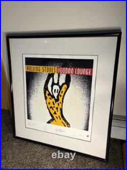 ROLLING STONES Signed Voodoo Lounge Limited Edition Lithograph ROLLING STONES Signed Voodoo Lounge Limited Edition Lithograph