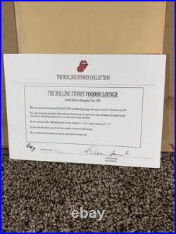 ROLLING STONES Signed Voodoo Lounge Limited Edition Lithograph ROLLING STONES Signed Voodoo Lounge Limited Edition Lithograph
