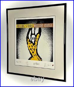 ROLLING STONES Voodoo Lounge Limited Edition Signed Lithograph Poster /5000