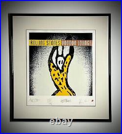 ROLLING STONES Voodoo Lounge Limited Edition Signed Lithograph Poster /5000