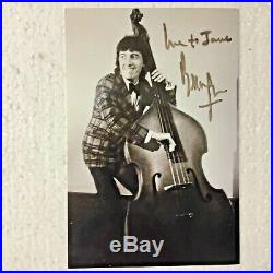 ROLLING STONES WATTS & WYMAN (2) BEAUTIFULLY AUTOGRAPHED photos PC438A