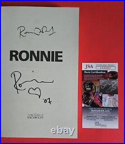 RON RONNIE WOOD SIGNED AUTOBIOGRAPHY BOOK WITH JSA COA bas psa Rolling Stones