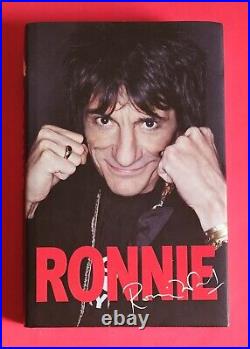 RON RONNIE WOOD SIGNED AUTOBIOGRAPHY BOOK WITH JSA COA bas psa Rolling Stones