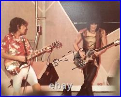 RON WOOD Autographed 8x10 Color Photo With Strong, Sharpie Sig. Rolling Stones