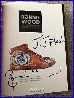 RONNIE WOOD HAND SIGNED NEW Mint HB 1/1 The Rolling Stones NOT A BOOK PLATE