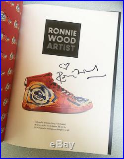 RONNIE WOOD HAND SIGNED NEW Mint HB 1/1 The Rolling Stones NOT A BOOK PLATE
