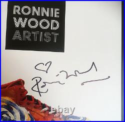 RONNIE WOOD HAND SIGNED NEW Mint HB 1st Ed The Rolling Stones NOT A BOOK PLATE