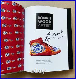 RONNIE WOOD HAND SIGNED NEW Mint HB 1st Edit The Rolling Stones NOT A BOOK PLATE