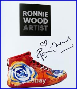 RONNIE WOOD HAND SIGNED NEW Mint HB 1st Edit The Rolling Stones NOT A BOOK PLATE
