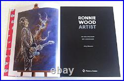 RONNIE WOOD HAND SIGNED NEW Mint HB 1st Edit The Rolling Stones NOT A BOOK PLATE