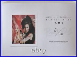 RONNIE WOOD ROLLING STONES AMY Winehouse HAND SIGNED COA