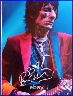 RONNIE WOOD ROLLING STONES Genuine signed 12X8 PHOTO THE World's BEST ROCK BAND