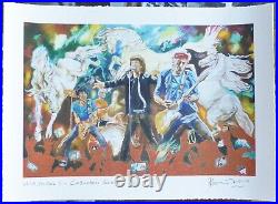 RONNIE WOOD ROLLING STONES Wild Horses II COLLECTORS SERIES HAND SIGNED COA