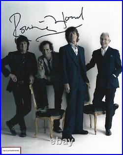 RONNIE WOOD. Rolling Stones Hand signed 8x10 Colour photo w COA