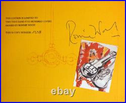 RONNIE WOOD SIGNED Ltd Ed Every Picture Tells a Story, Genesis Guaranteed Authnc