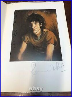 RONNIE WOOD autographed Prints Series One Artco Rolling Stones rare