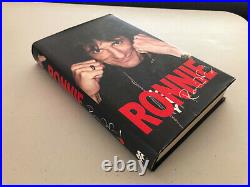 RONNIE Wood Hardcover Book Autograph Lithograph Signed 138/600 I Rolling Stones