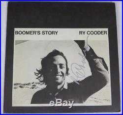 RY COODER Signed Autograph Boomer's Story Album Vinyl Record LP Rolling Stones