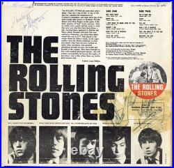 Rare- 1962 -THE ROLLING STONES- REAL Signed/Autograph/Auto DEBUT LP Record Album
