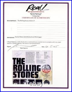 Rare- 1962 -THE ROLLING STONES- REAL Signed/Autograph/Auto DEBUT LP Record Album