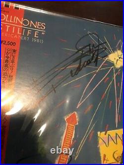 Rare Rolling Stones Signed Lp Record Cover Autographed