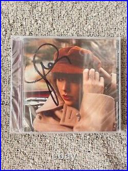 Red by Taylor Swift (Taylor's Version) Autographed Signed CD BRAND NEW Sealed