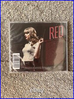 Red by Taylor Swift (Taylor's Version) Autographed Signed CD BRAND NEW Sealed