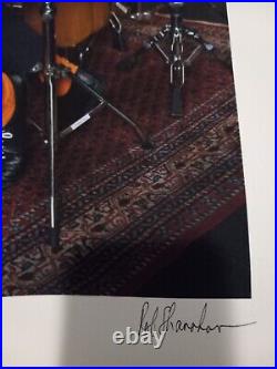 Rob Shanahan Charlie Watts Hand Signed Numbered Giclee On Paper Rolling Stones