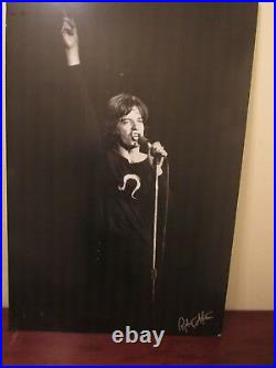 Robert Altman signed Mick Jagger photo / poster 35x24 Rolling Stones