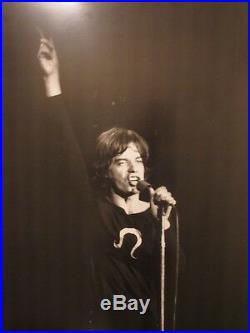 Robert Altman signed Mick Jagger photo / poster 35x24 Rolling Stones