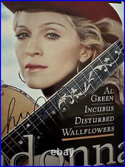 Rolling Stone Madonna Signed & HSA Authenticated