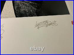 Rolling Stone Sticky Fingers Tour Plate Signed Autographed Litho Lithograph