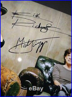 Rolling Stone's Autographed 11x17 Photo COA Mick Jagger Keith Richards