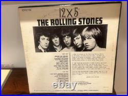 Rolling Stones 12x5 Signed Jagger Richards Jones Watts Wyman