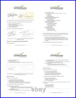 Rolling Stones 12x5 Signed Jagger Richards Jones Watts Wyman