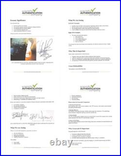 Rolling Stones 12x5 Signed Jagger Richards Jones Watts Wyman