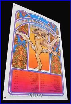 Rolling Stones 1969 Tour Poster Full-Sized Artist Edition Signed by David Byrd