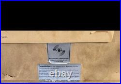 Rolling Stones 1972 American Tour Poster Plate Signed and Numbered #2683