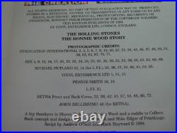 Rolling Stones 1975 Onwards Box w Ron Wood Story Photo Book Signed Card Creation