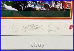 Rolling Stones 1978 US Tour Lithograph 1994 Plate Signed 3009/5000 COA 17.5x23.5