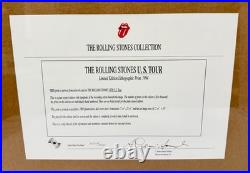Rolling Stones 1978 US Tour Lithograph 1994 Plate Signed 3009/5000 COA 17.5x23.5 Rolling Stones 1978 US Tour Lithograph 1994 Plate Signed 3009/5000 COA 17.5x23.5