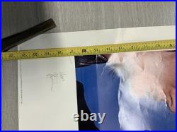 Rolling Stones 1998 Black and Blue Poster 4962/5000 Facsimile Signed + Mags